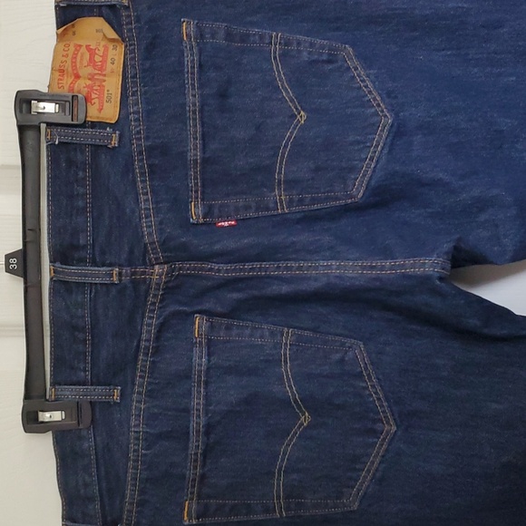 Levi’s 501 Button Fly Mens Denim Jeans 👖  40×30 - Picture 3 of 6